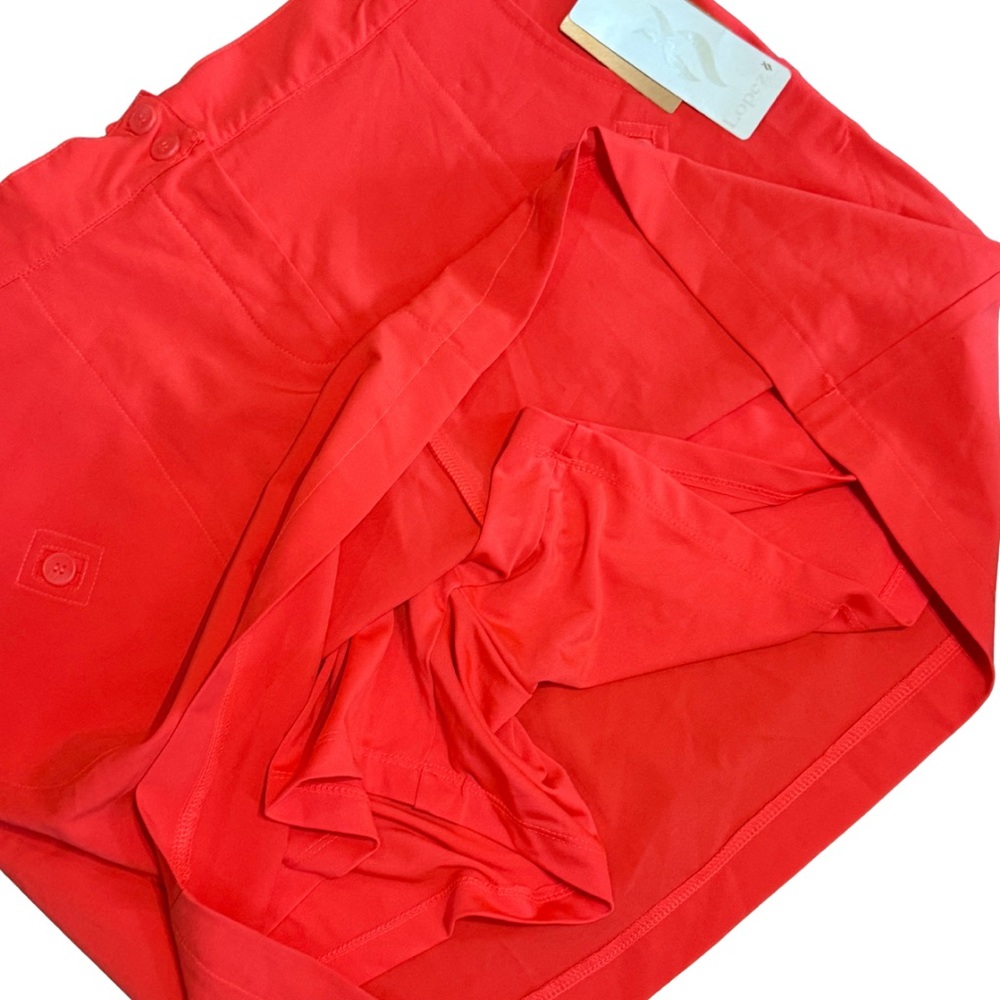 Nancy Lopez Golf Coral Skort | Size 14 | NWT | Moisture-Wick‎ Activewear - Picture 6 of 10